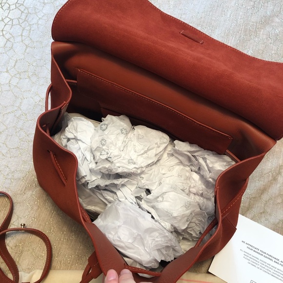♦️SOLD♦️Mansur Gavriel Lady Bag in Burnt orange suede - Picture 4 of 15